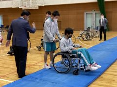 車椅子体験5
